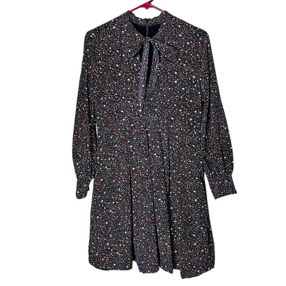 Madewell Stars 100% Silk Dress Size 4 - Picture 1 of 13